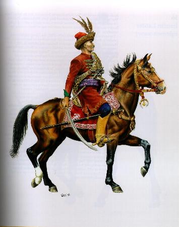 Австрийский гусар 1688