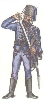 Рядовой Сербского гусарского полка 1741-1761